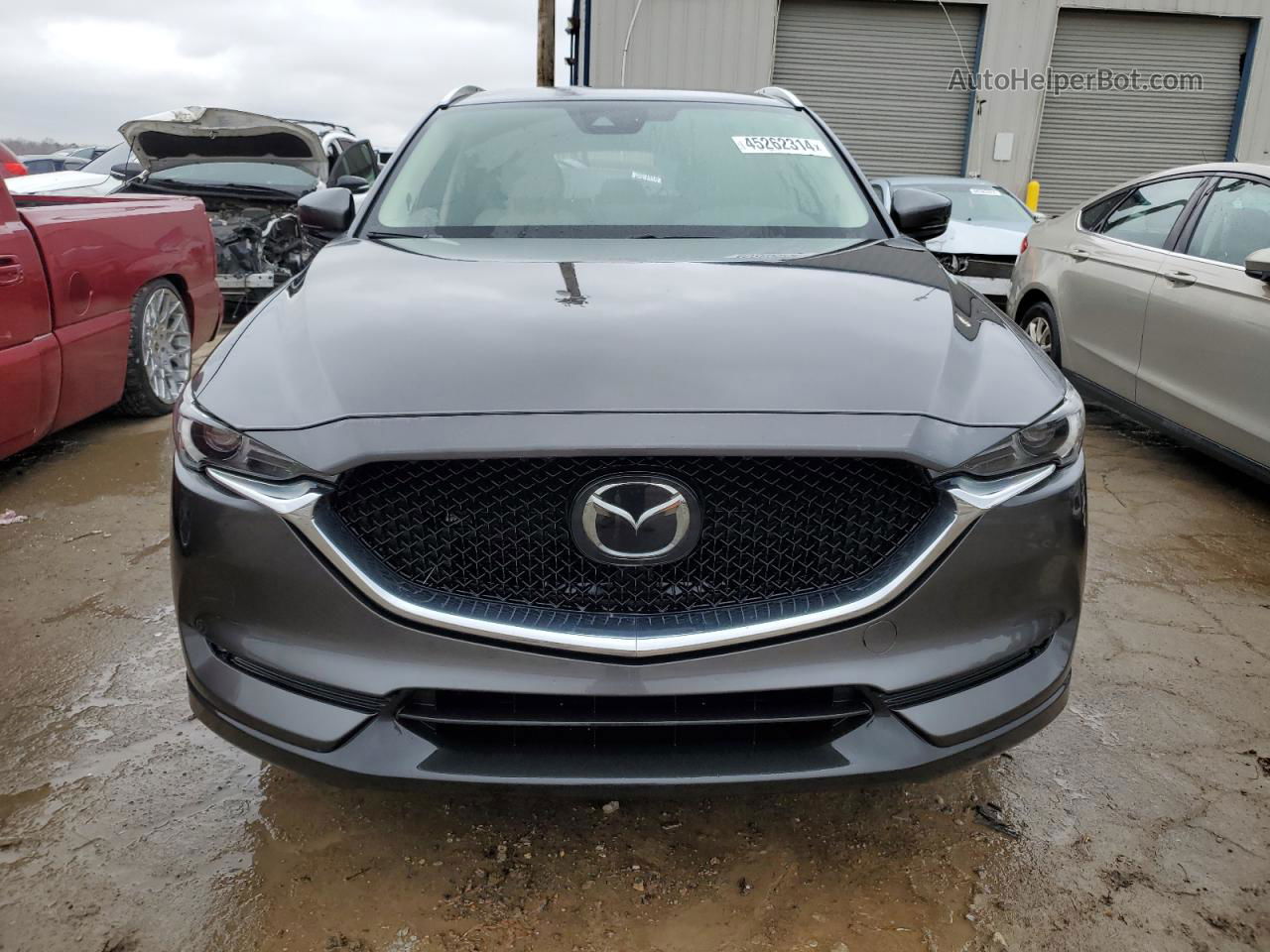 2021 Mazda Cx-5 Grand Touring Gray vin: JM3KFADM7M1366183