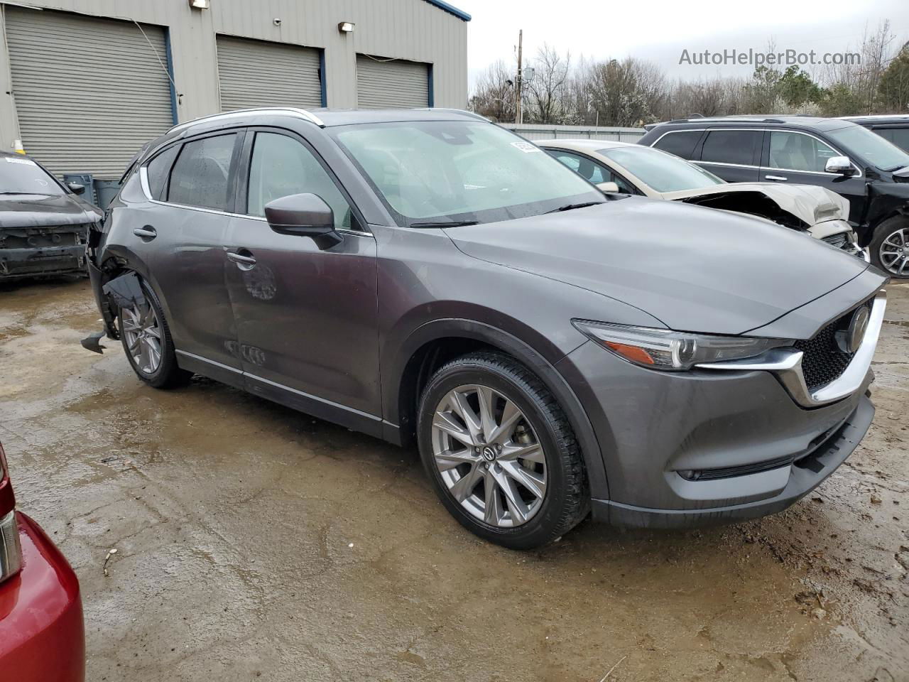 2021 Mazda Cx-5 Grand Touring Gray vin: JM3KFADM7M1366183