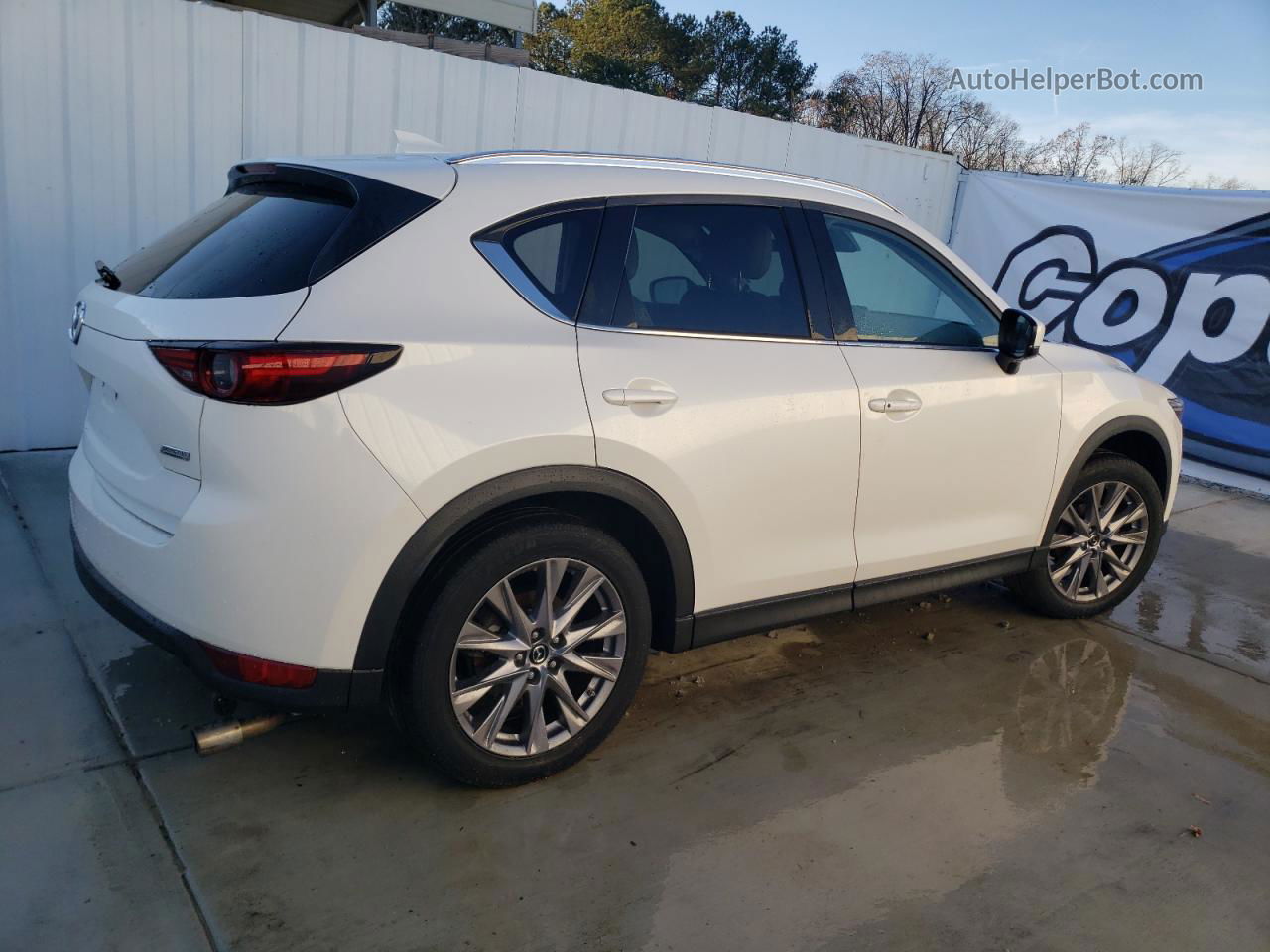 2019 Mazda Cx-5 Grand Touring White vin: JM3KFADM9K1505243