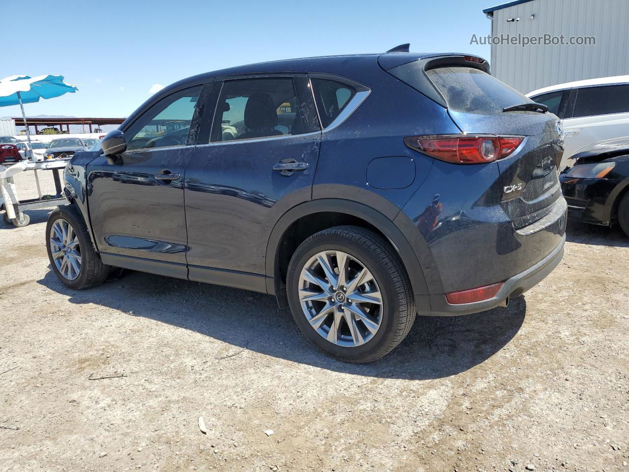 2021 Mazda Cx-5 Grand Touring Blue vin: JM3KFADM9M0428172