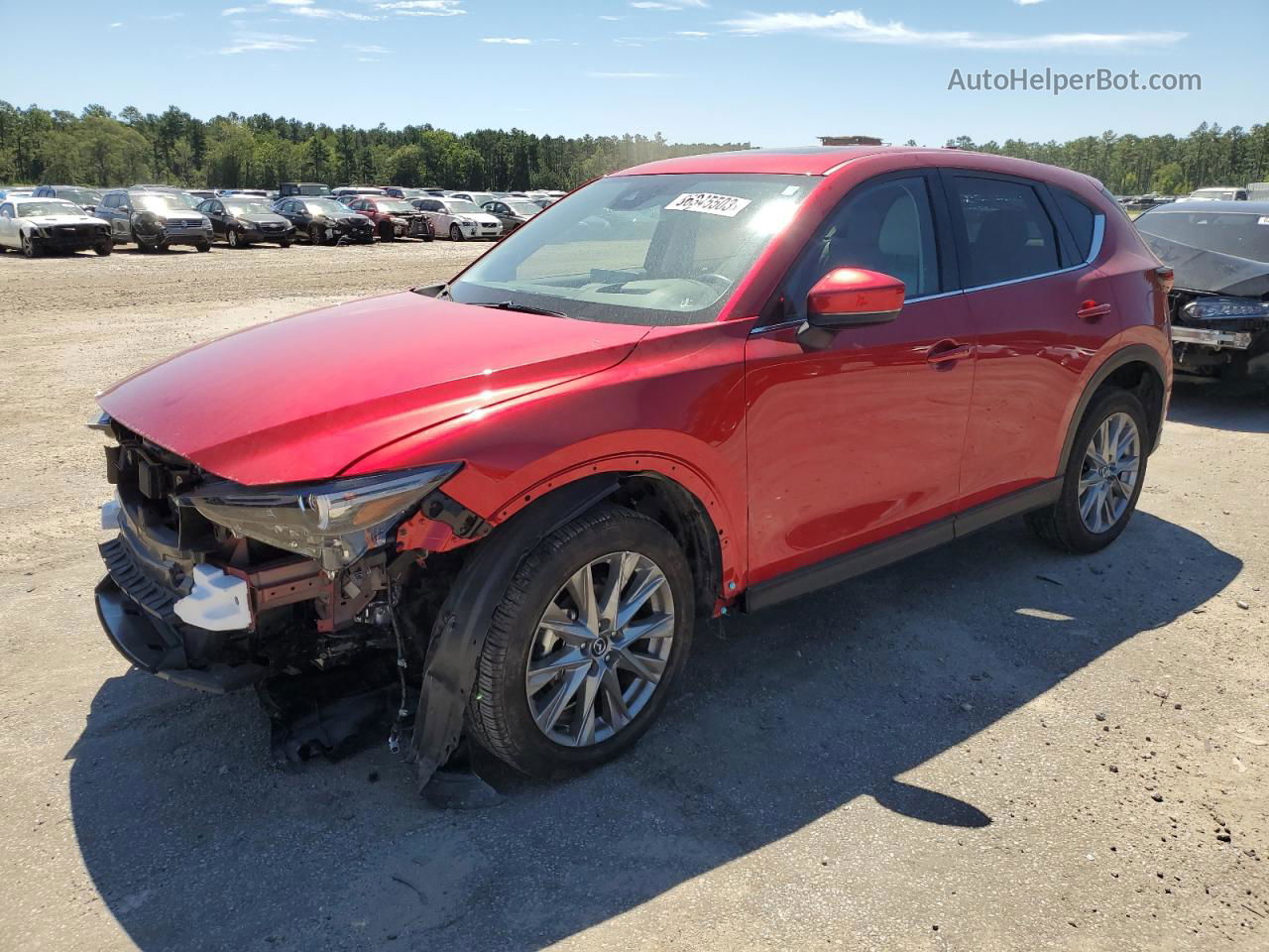 2021 Mazda Cx-5 Grand Touring Red vin: JM3KFADMXM0366474