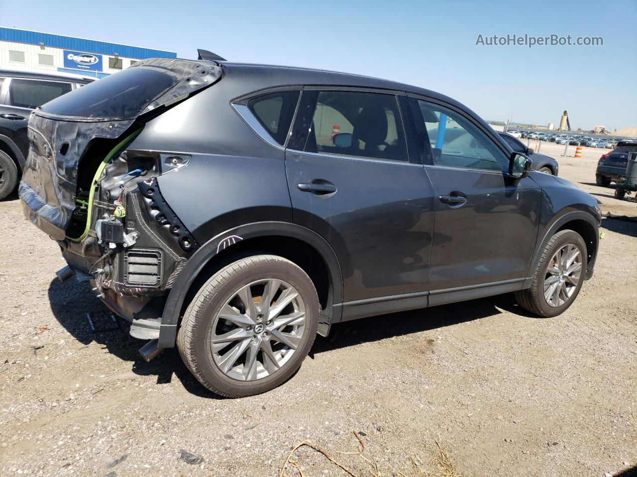 2021 Mazda Cx-5 Grand Touring Gray vin: JM3KFADMXM0399992