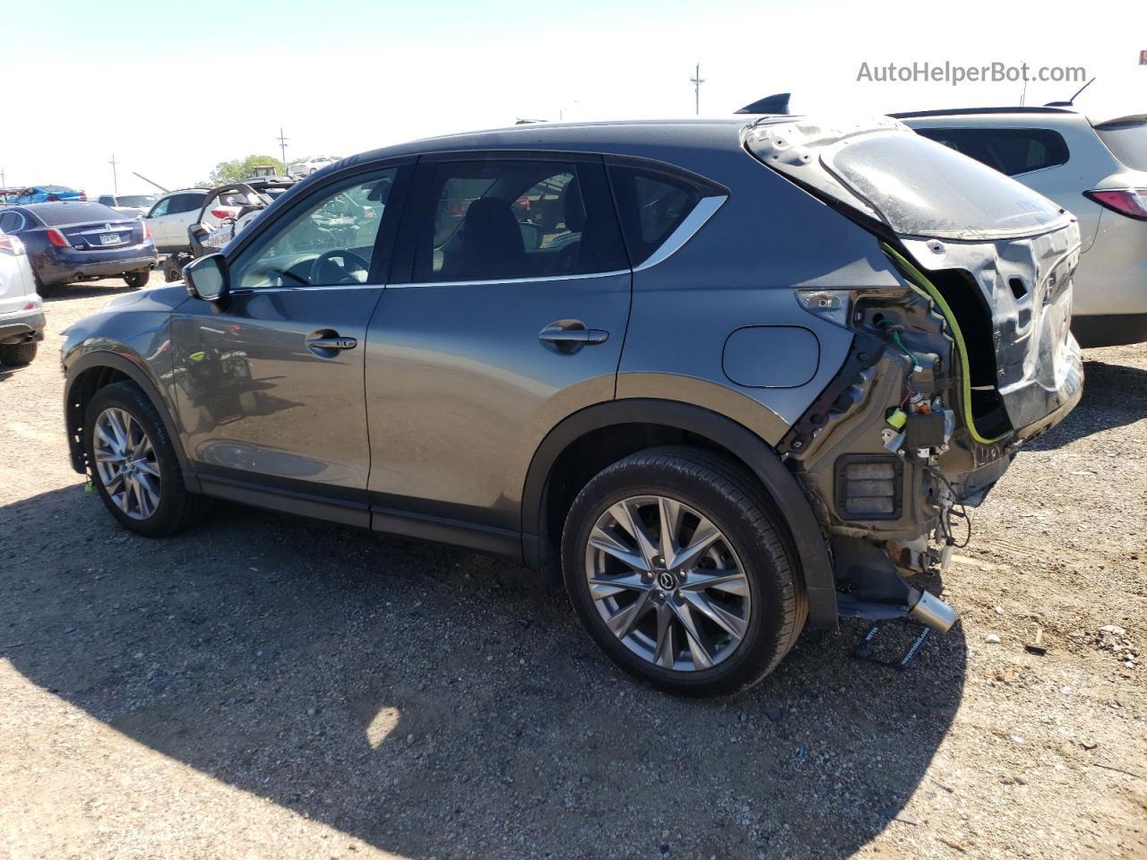 2021 Mazda Cx-5 Grand Touring Gray vin: JM3KFADMXM0399992