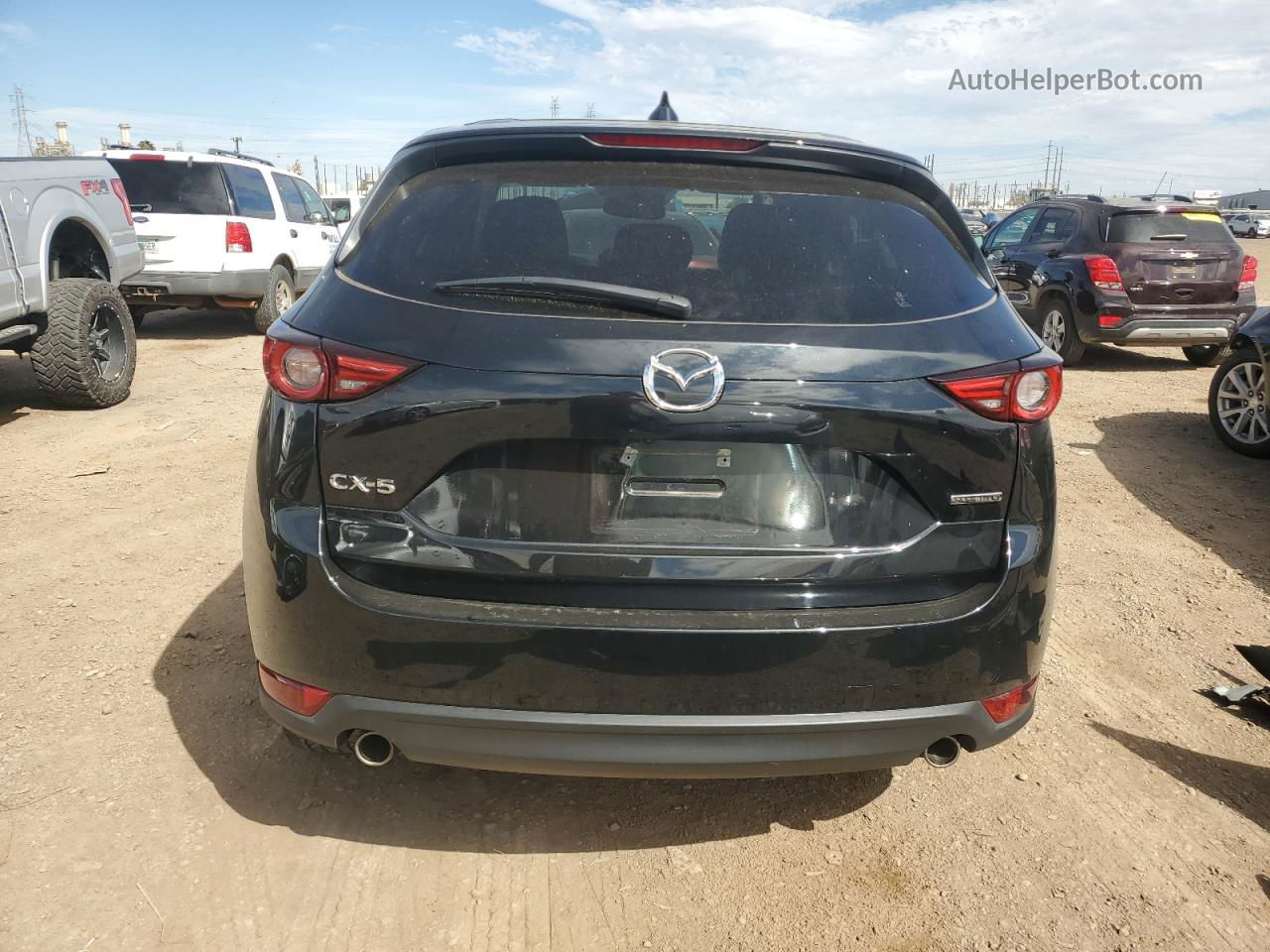 2021 Mazda Cx-5 Grand Touring Black vin: JM3KFADMXM0484007