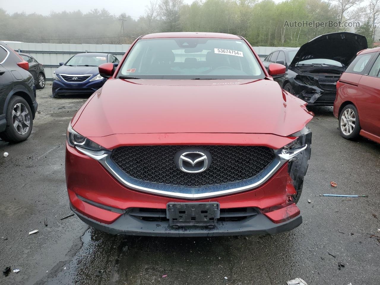 2019 Mazda Cx-5 Sport Red vin: JM3KFBBM1K0541524