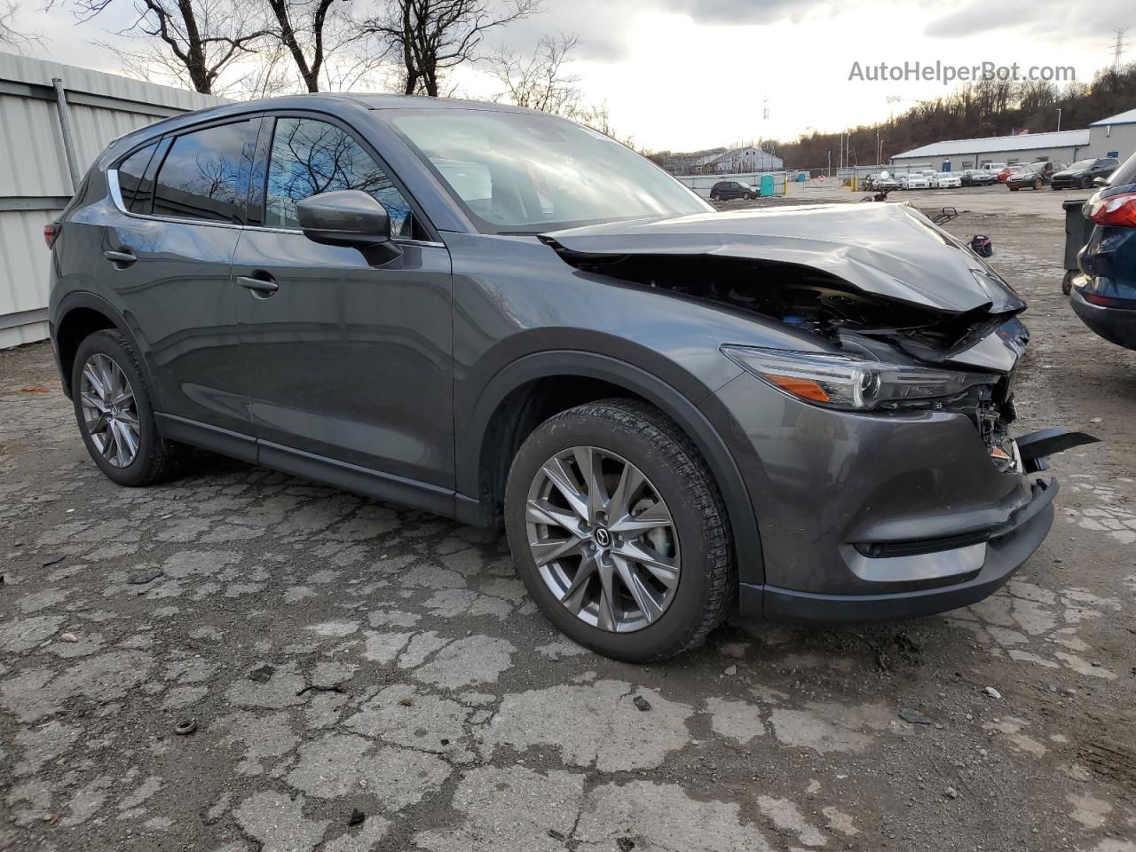 2021 Mazda Cx-5 Grand Touring Reserve Gray vin: JM3KFBAY2M0436501