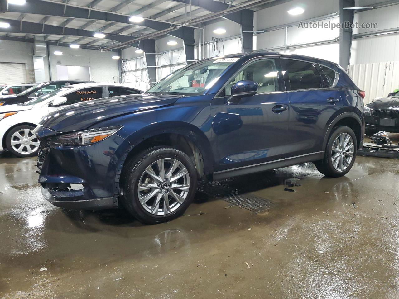 2021 Mazda Cx-5 Grand Touring Reserve Blue vin: JM3KFBAY3M0342241