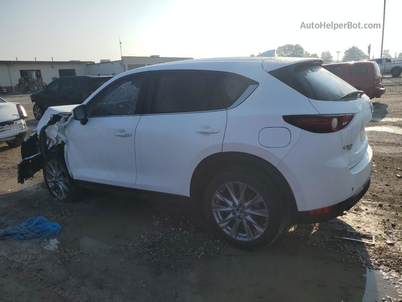 2021 Mazda Cx-5 Grand Touring Reserve White vin: JM3KFBAY3M0436359