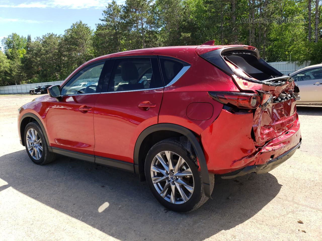 2021 Mazda Cx-5 Grand Touring Reserve Burgundy vin: JM3KFBAY5M0438176