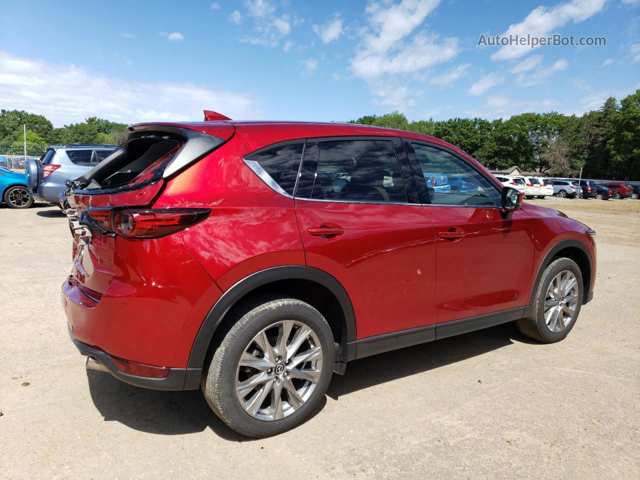 2021 Mazda Cx-5 Grand Touring Reserve Burgundy vin: JM3KFBAY5M0438176