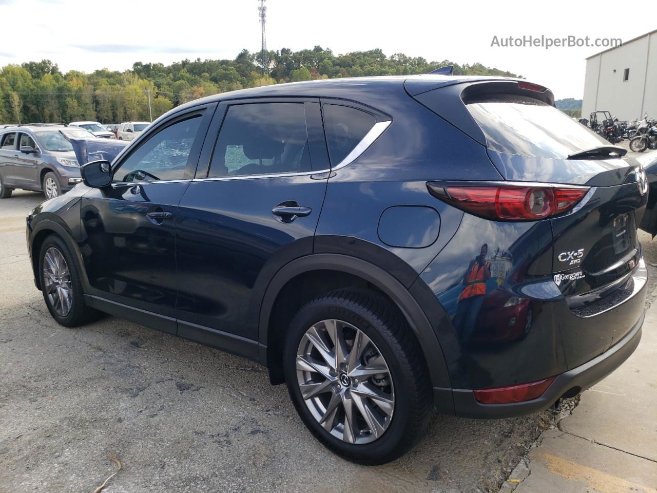 2021 Mazda Cx-5 Grand Touring Reserve Blue vin: JM3KFBAY6M0391384