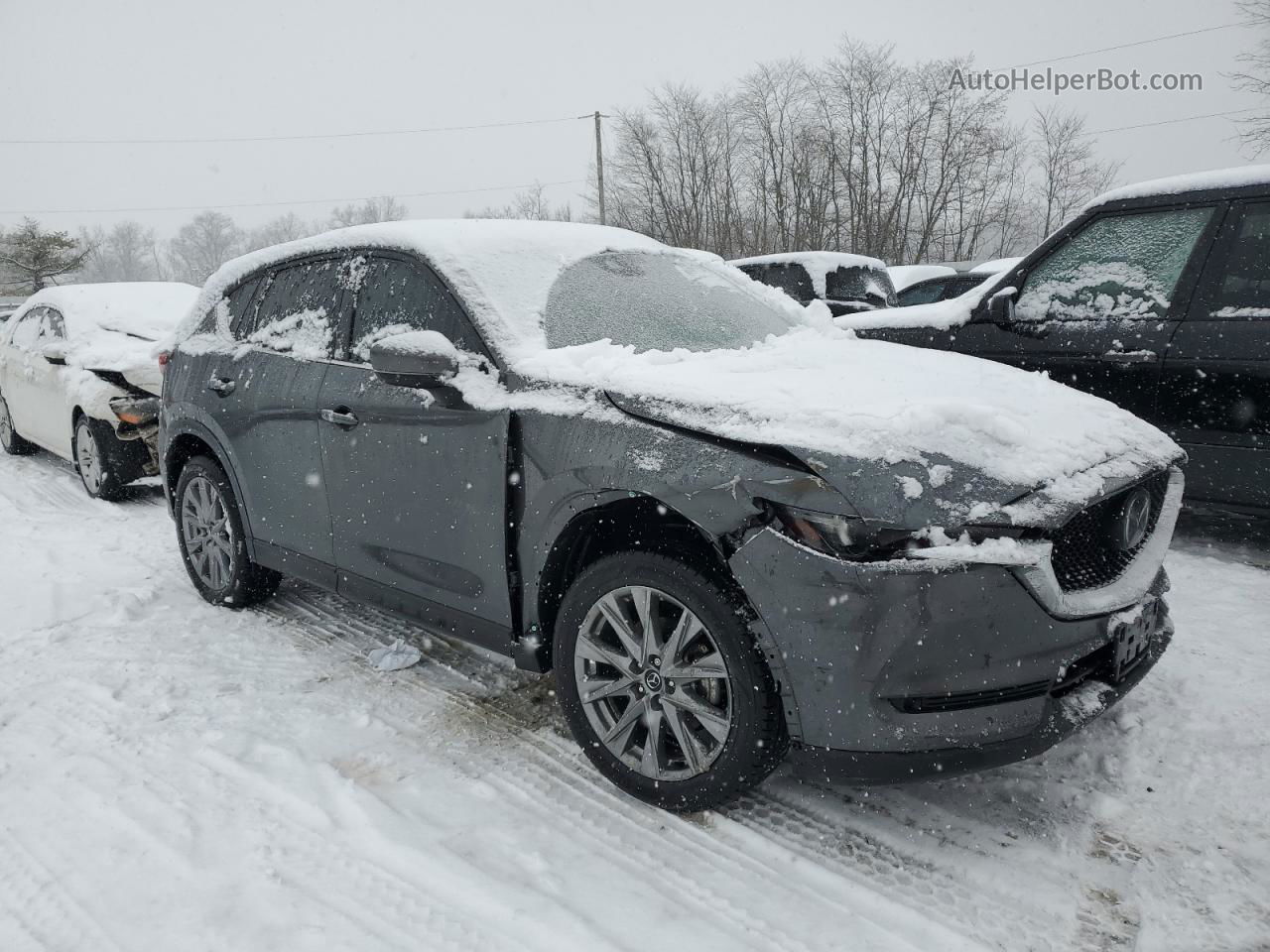 2021 Mazda Cx-5 Grand Touring Reserve Gray vin: JM3KFBAY7M0339603