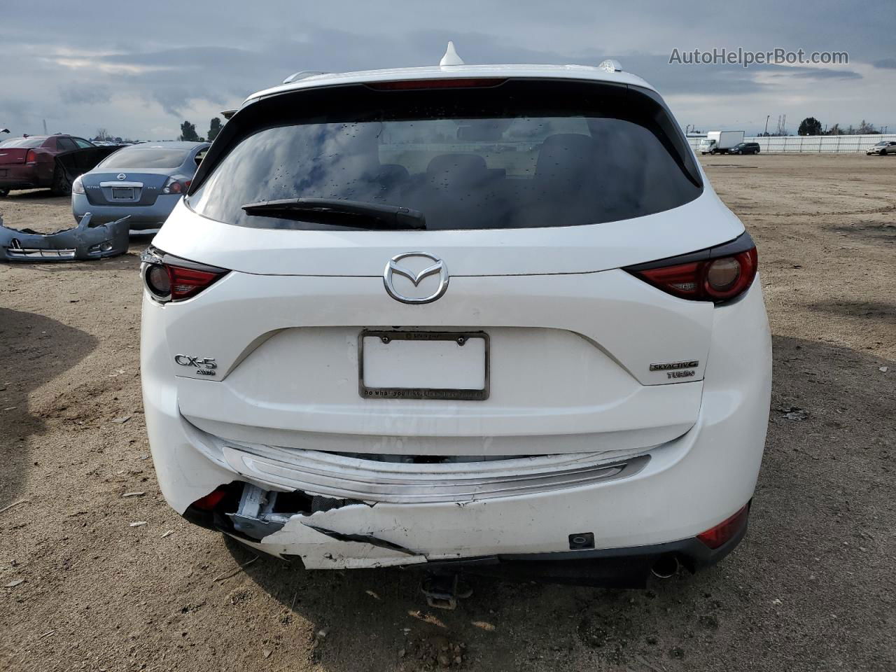 2021 Mazda Cx-5 Grand Touring Reserve Белый vin: JM3KFBAY7M0452290