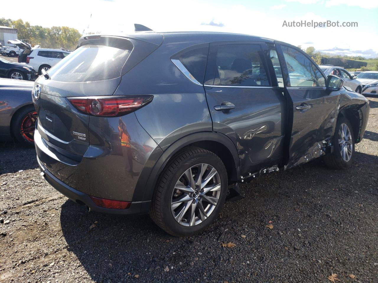 2021 Mazda Cx-5 Grand Touring Reserve Серый vin: JM3KFBAY8M0339335