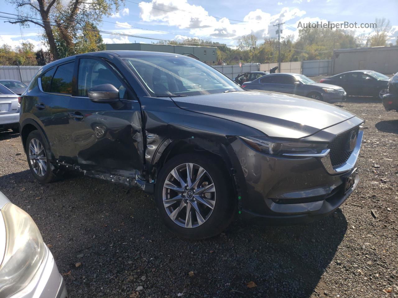 2021 Mazda Cx-5 Grand Touring Reserve Gray vin: JM3KFBAY8M0339335