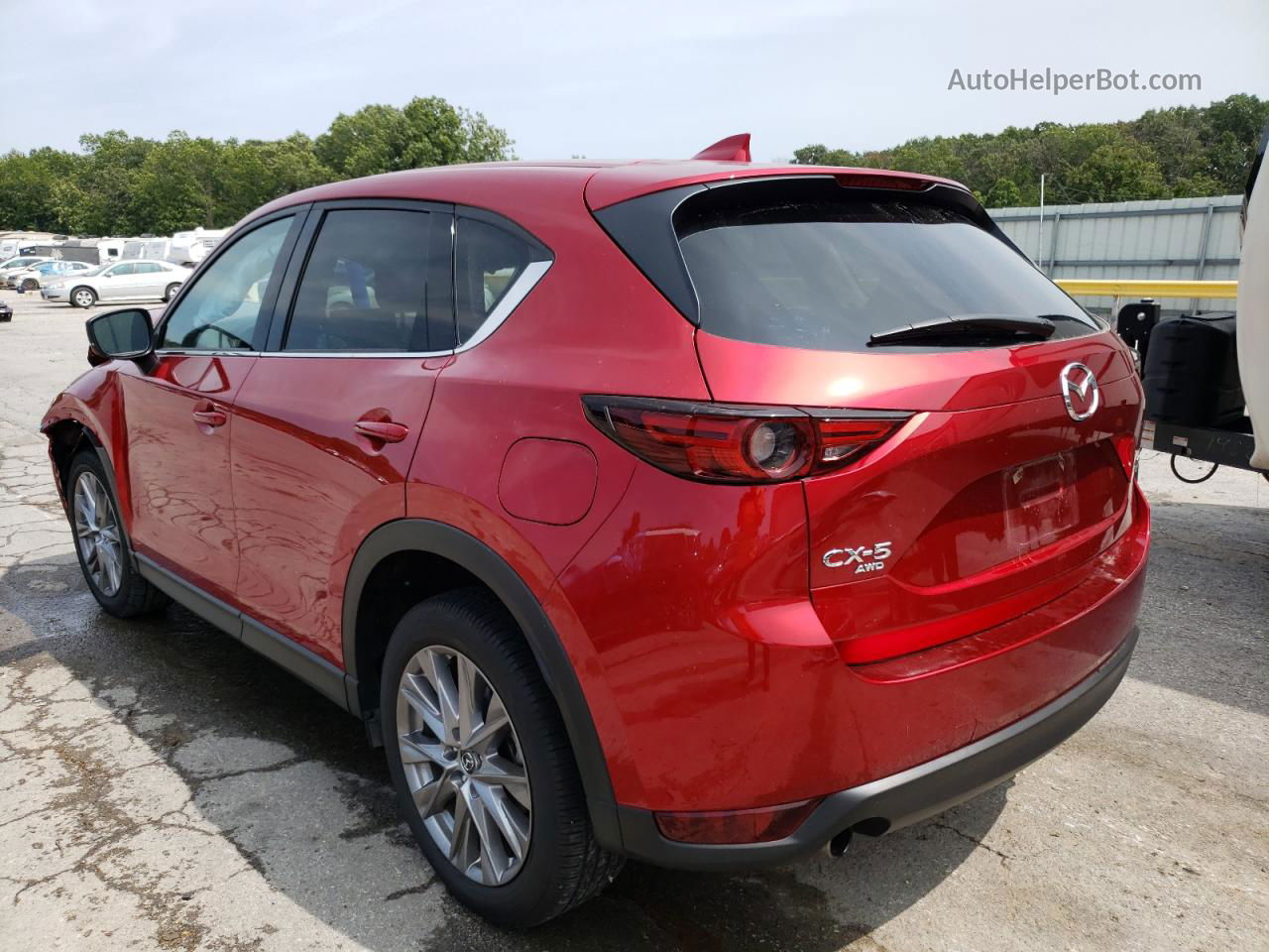 2021 Mazda Cx-5 Grand Touring Reserve Red vin: JM3KFBAY9M0343698