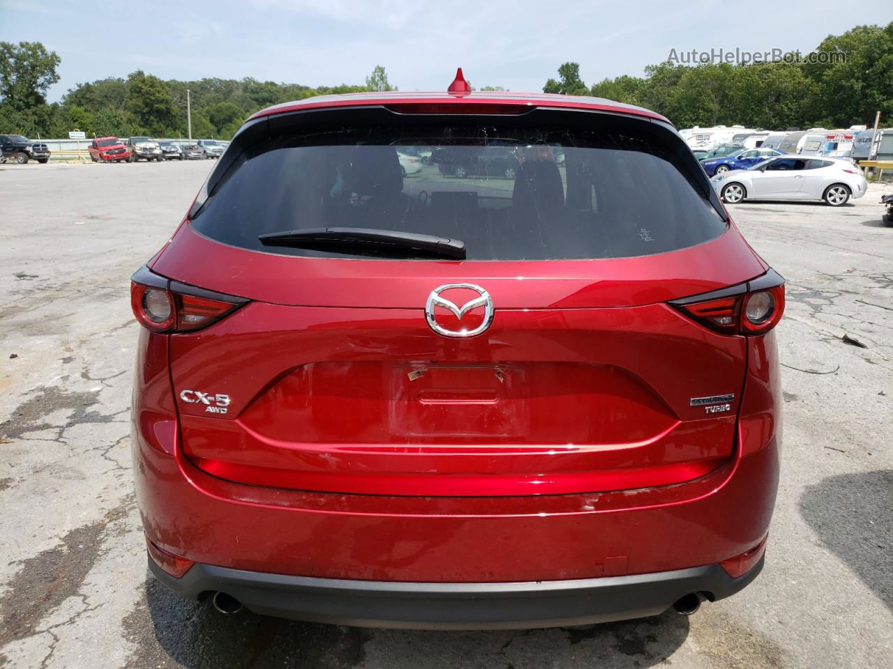 2021 Mazda Cx-5 Grand Touring Reserve Red vin: JM3KFBAY9M0343698