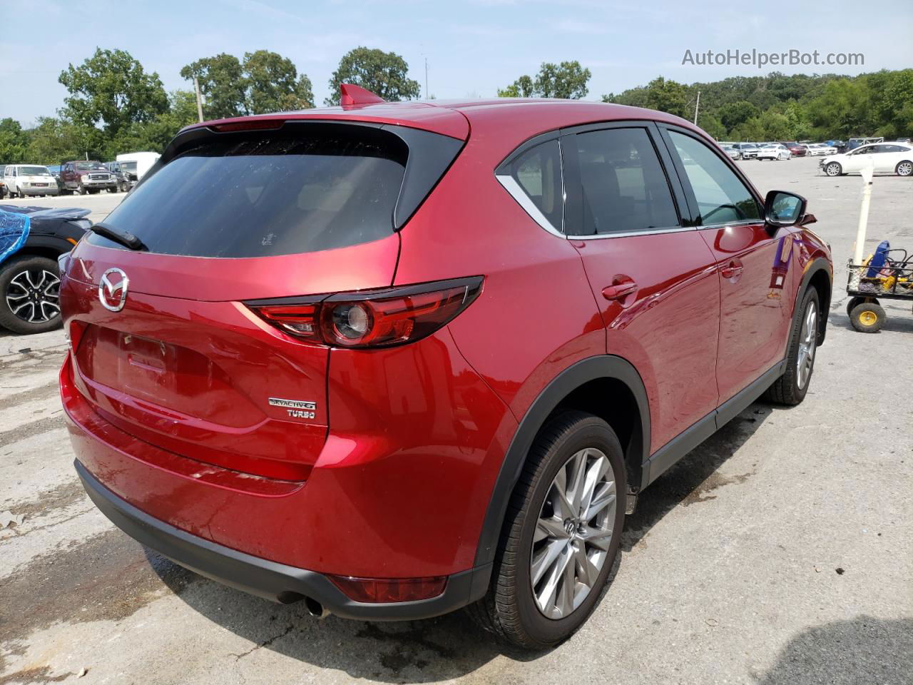 2021 Mazda Cx-5 Grand Touring Reserve Red vin: JM3KFBAY9M0343698