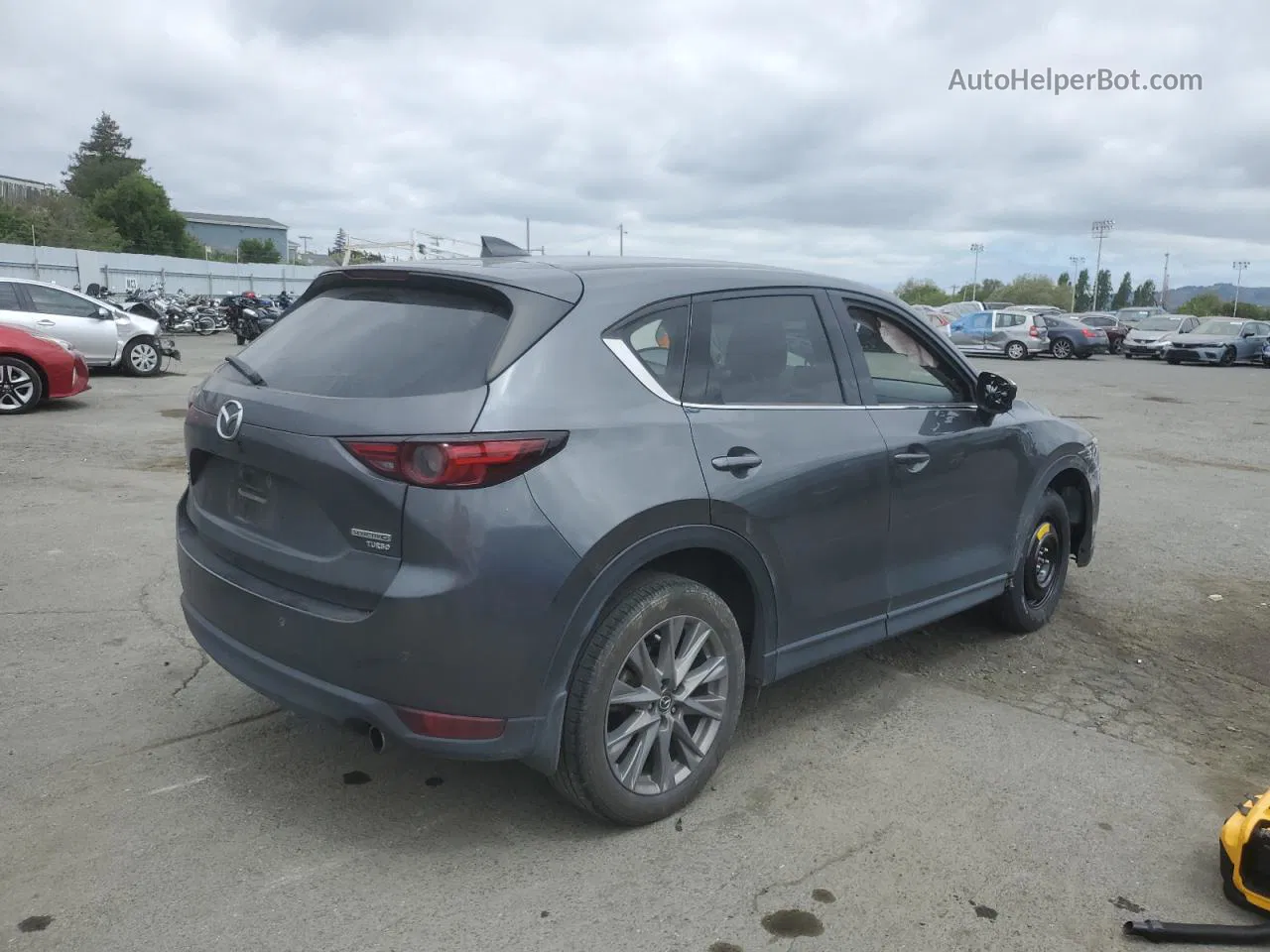 2021 Mazda Cx-5 Grand Touring Reserve Серый vin: JM3KFBAYXM0461064