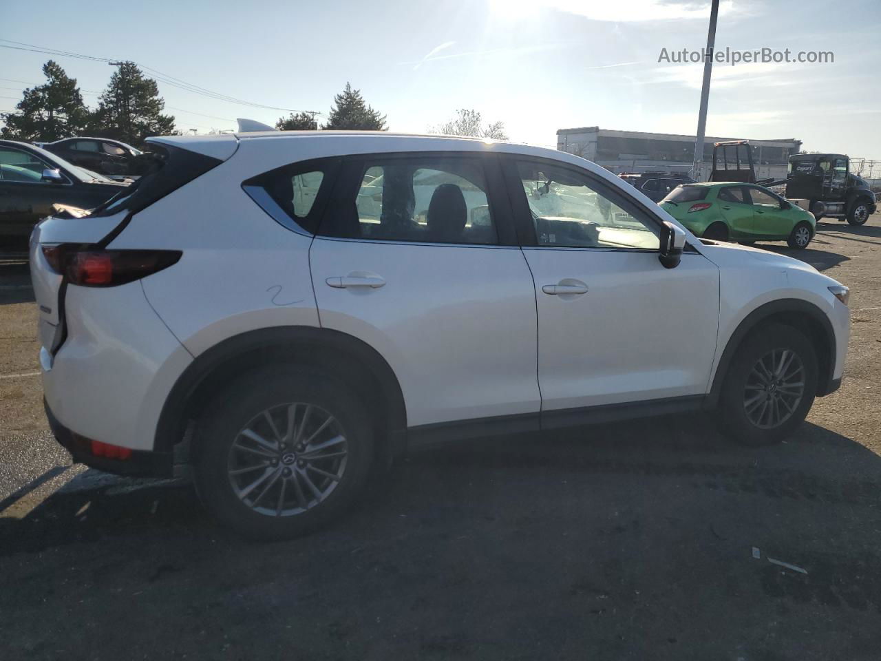 2017 Mazda Cx-5 Sport White vin: JM3KFBBL1H0224097