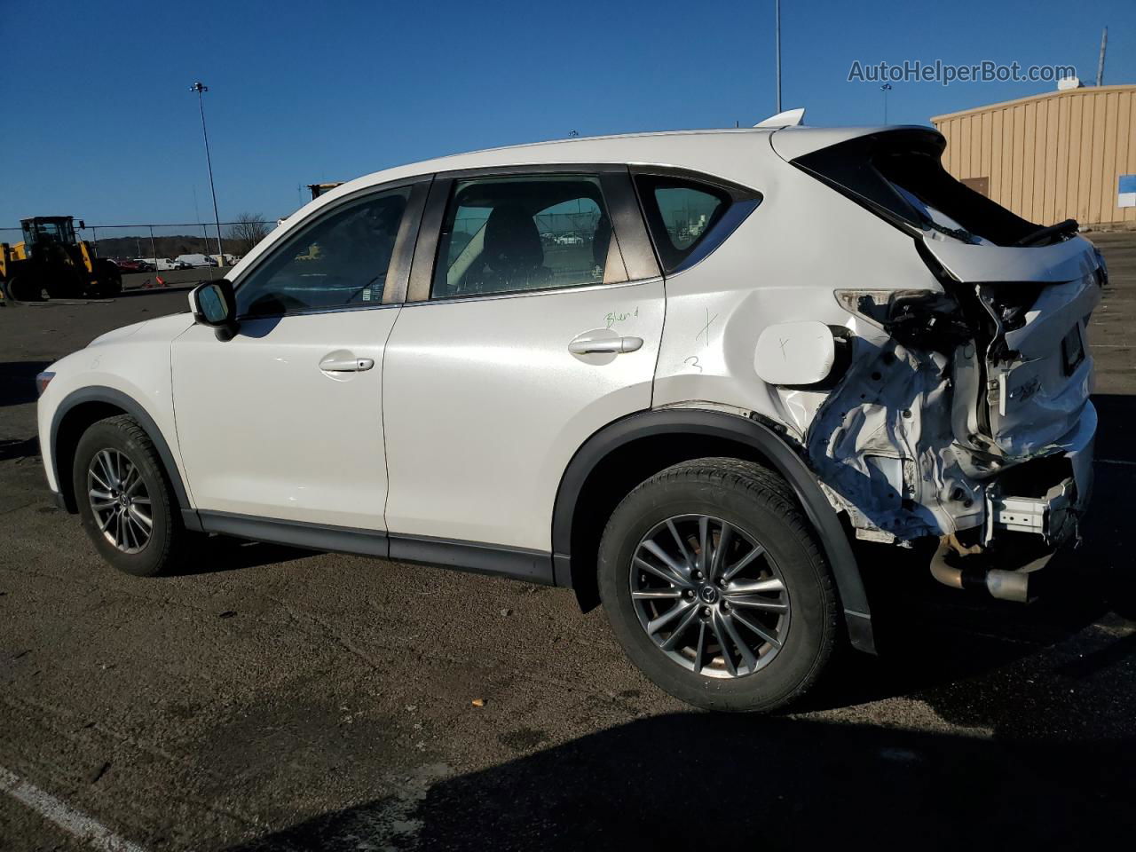 2017 Mazda Cx-5 Sport White vin: JM3KFBBL1H0224097