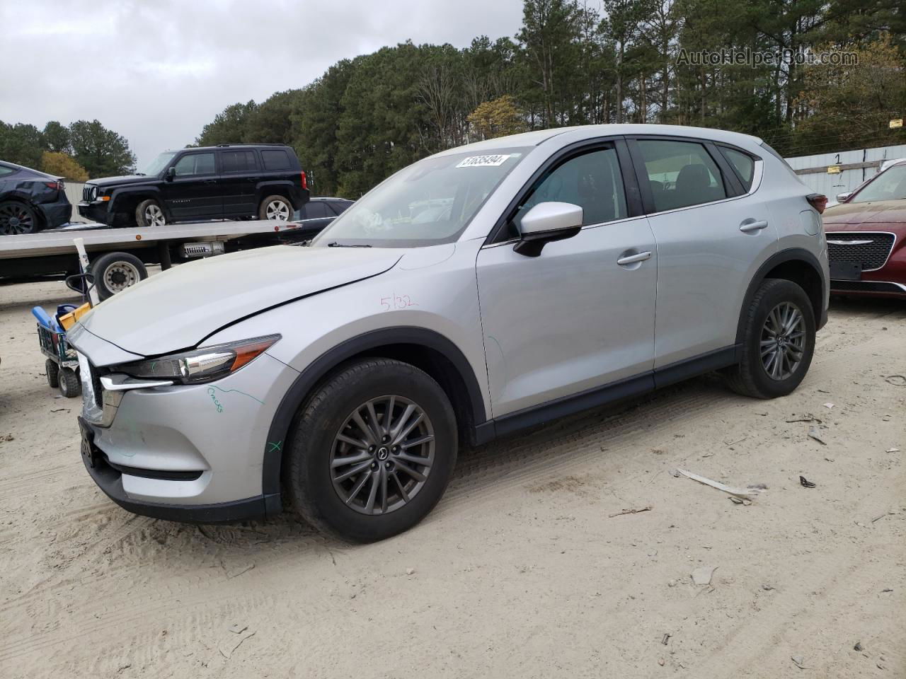 2017 Mazda Cx-5 Sport Silver vin: JM3KFBBL3H0103927