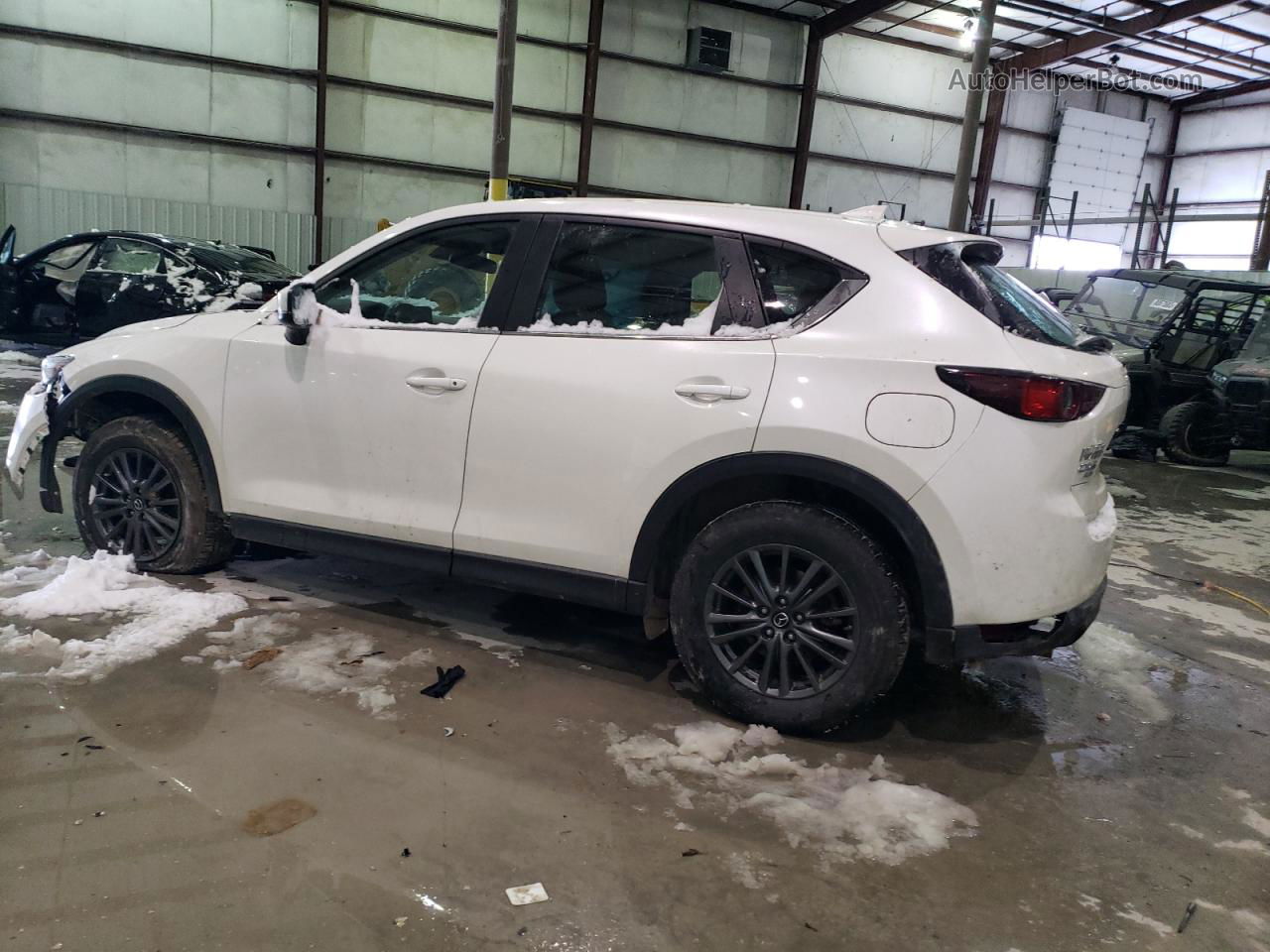 2019 Mazda Cx-5 Sport White vin: JM3KFBBM0K0650220