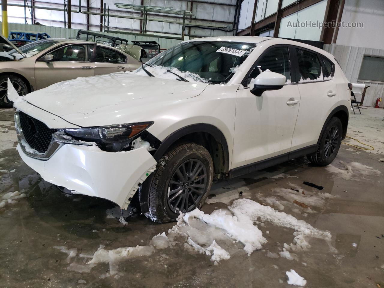 2019 Mazda Cx-5 Sport White vin: JM3KFBBM0K0650220