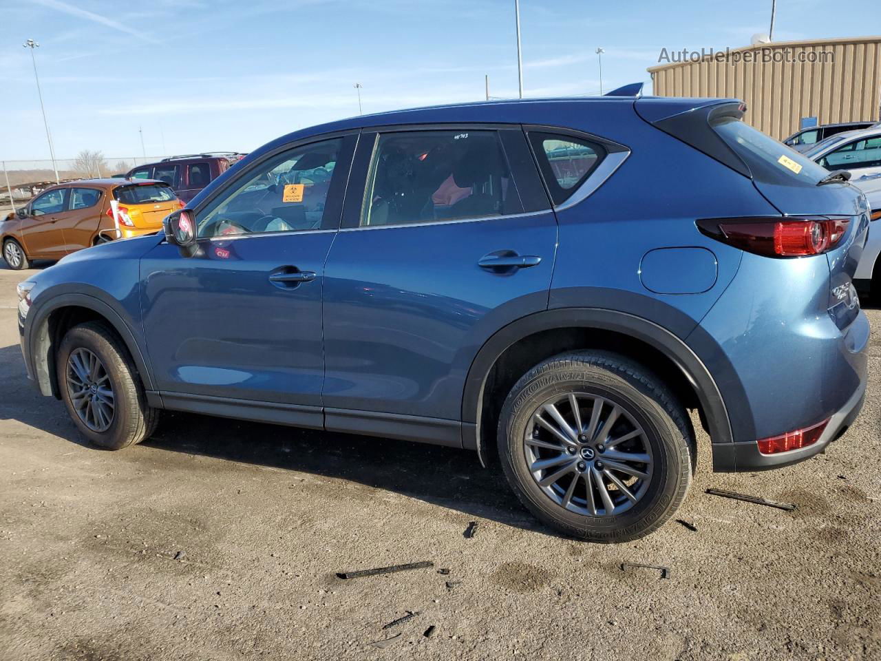 2021 Mazda Cx-5 Sport Blue vin: JM3KFBBM1M0353668