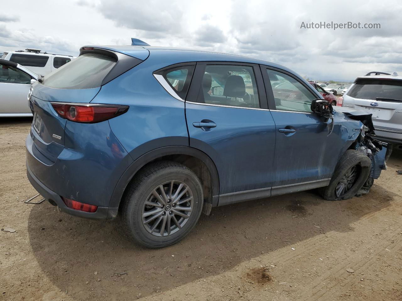 2019 Mazda Cx-5 Sport Blue vin: JM3KFBBM3K0699704