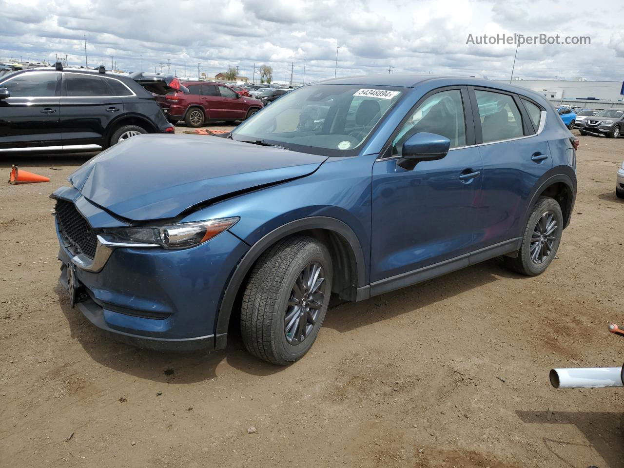 2019 Mazda Cx-5 Sport Blue vin: JM3KFBBM3K0699704