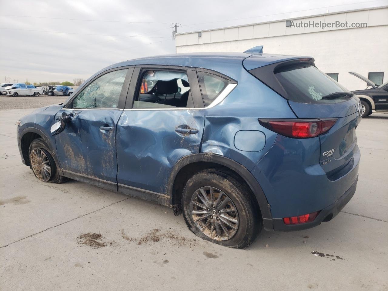 2019 Mazda Cx-5 Sport Синий vin: JM3KFBBM3K1517302