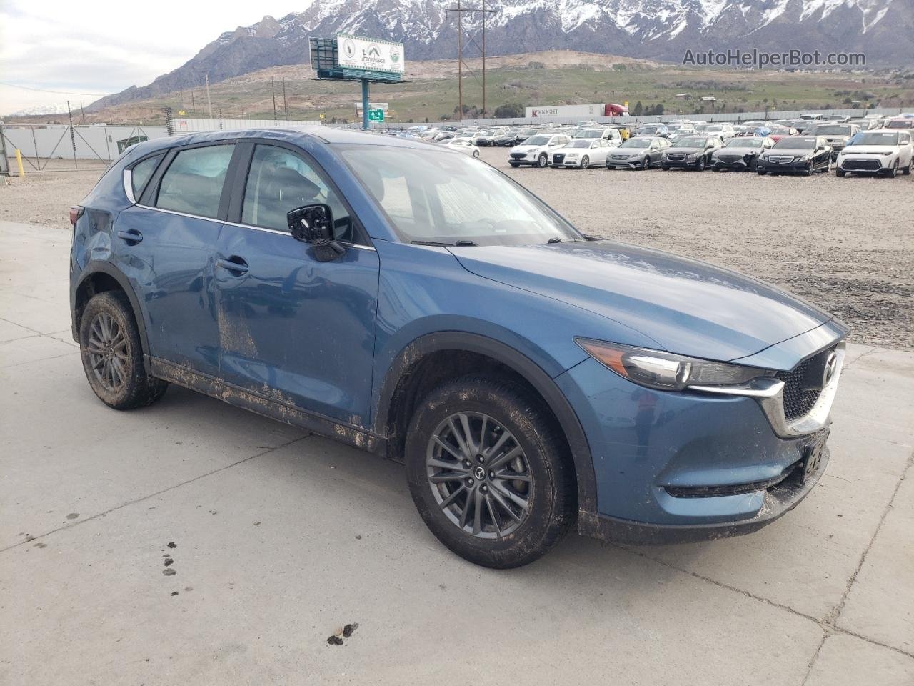 2019 Mazda Cx-5 Sport Blue vin: JM3KFBBM3K1517302