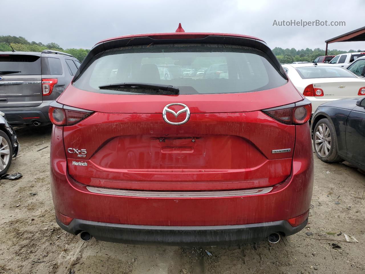 2021 Mazda Cx-5 Sport Red vin: JM3KFBBM3M0364252