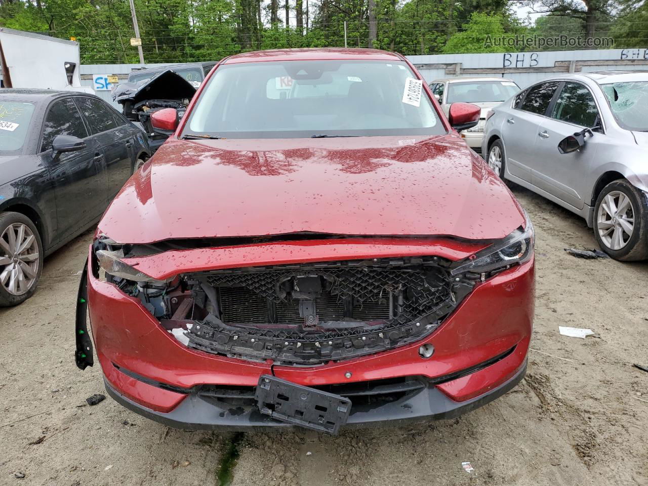 2021 Mazda Cx-5 Sport Red vin: JM3KFBBM3M0364252