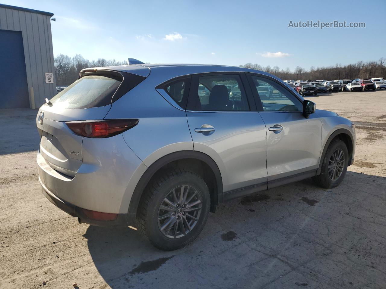 2019 Mazda Cx-5 Sport Silver vin: JM3KFBBM5K0690535