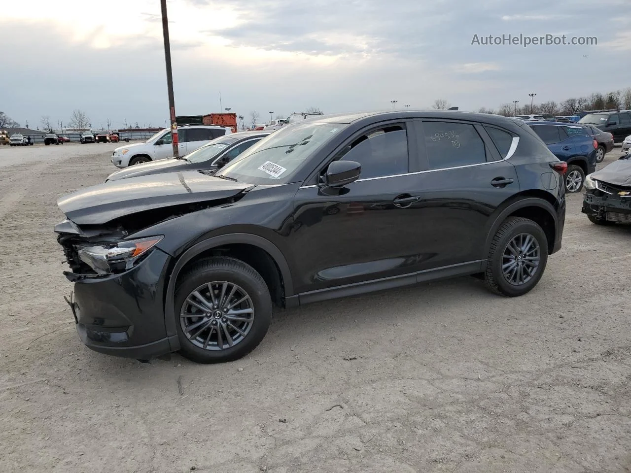 2019 Mazda Cx-5 Sport Black vin: JM3KFBBM5K0694536