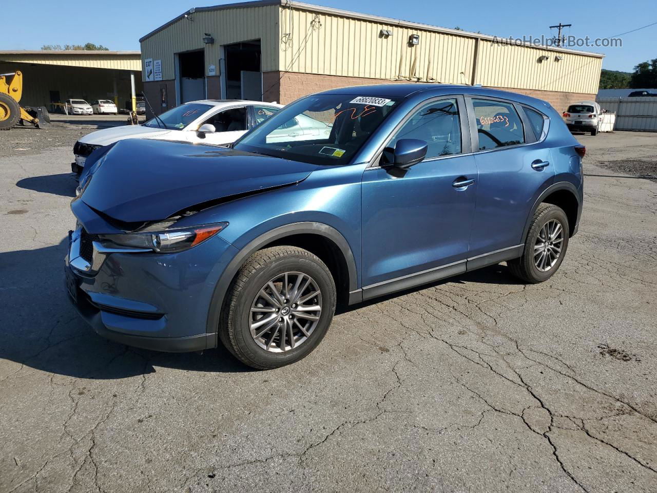 2019 Mazda Cx-5 Sport Blue vin: JM3KFBBM5K0696772