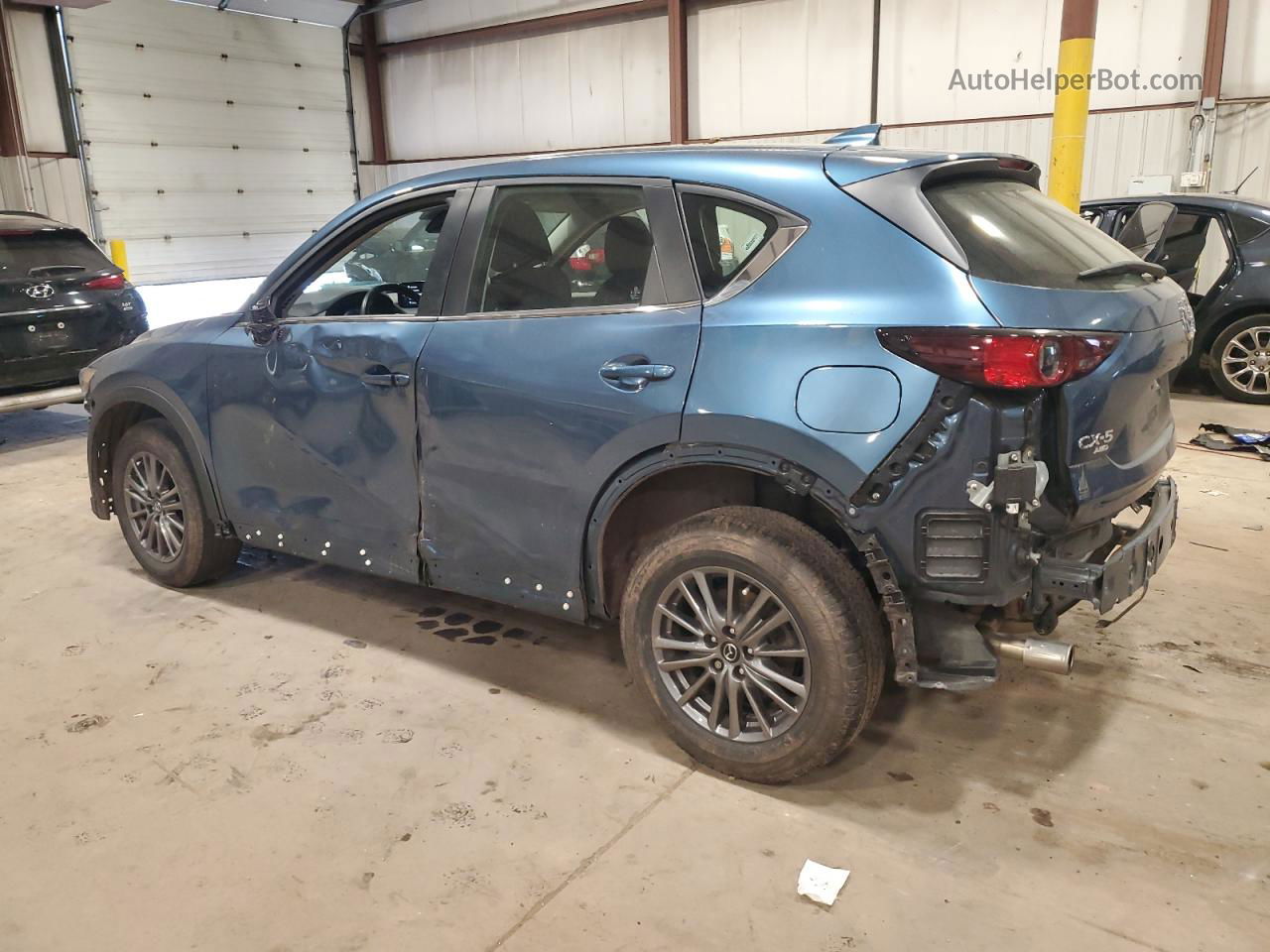 2021 Mazda Cx-5 Sport Blue vin: JM3KFBBM5M1333725