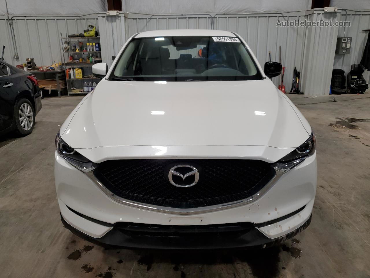 2019 Mazda Cx-5 Sport White vin: JM3KFBBM8K0503045