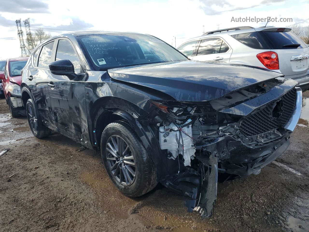 2019 Mazda Cx-5 Sport Черный vin: JM3KFBBM8K0614923