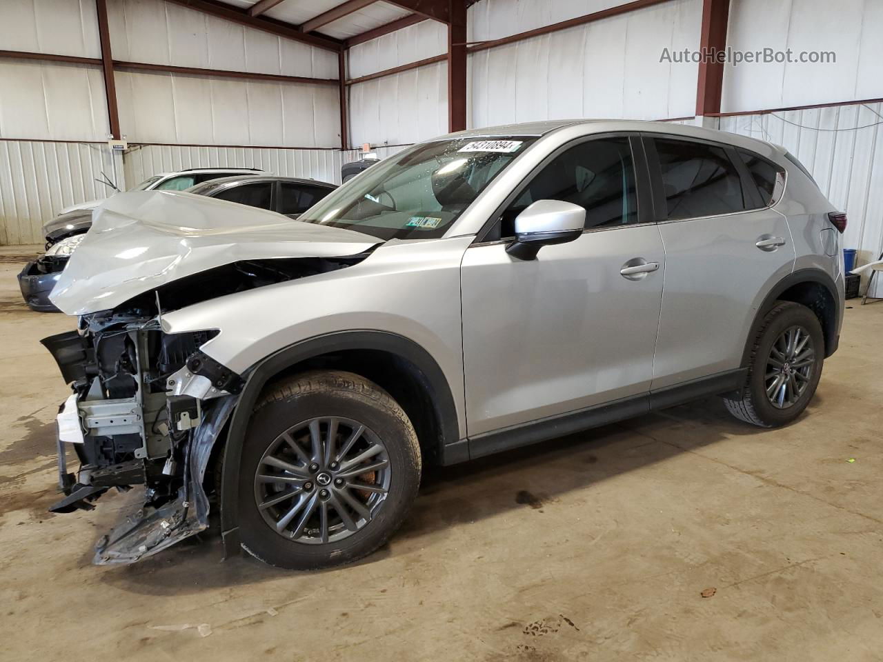 2019 Mazda Cx-5 Sport Gray vin: JM3KFBBM8K1631277