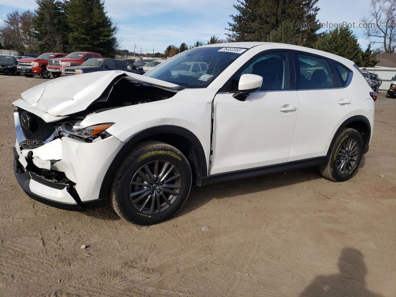 2021 Mazda Cx-5 Sport Белый vin: JM3KFBBM8M0353702