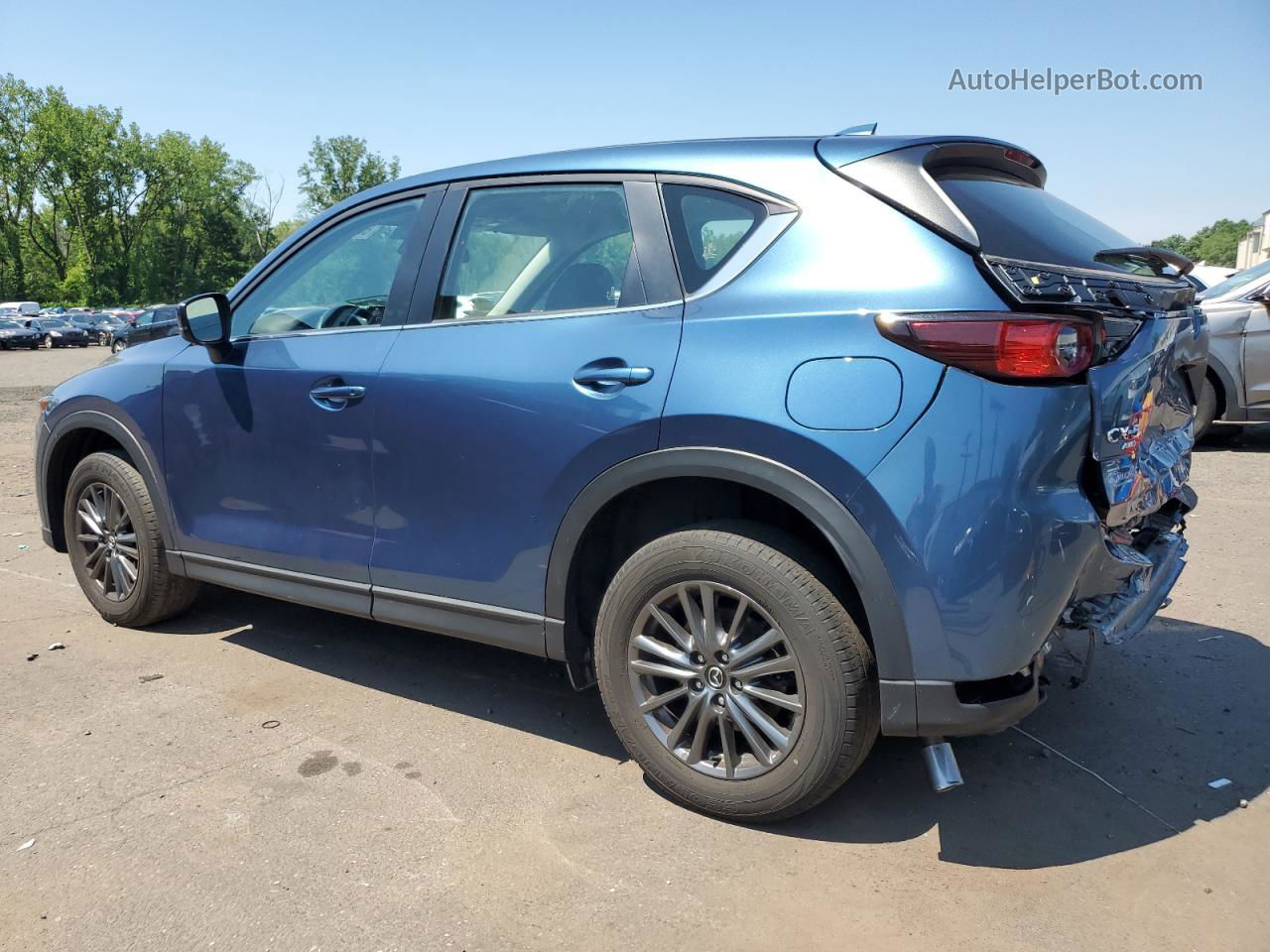 2021 Mazda Cx-5 Sport Blue vin: JM3KFBBM8M0386201