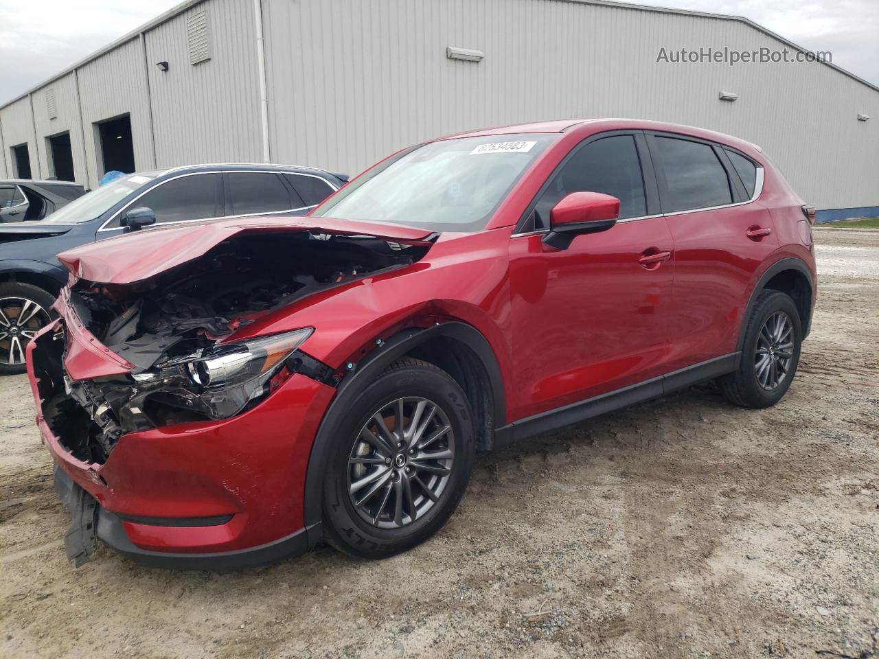 2021 Mazda Cx-5 Sport Red vin: JM3KFBBM8M1308382