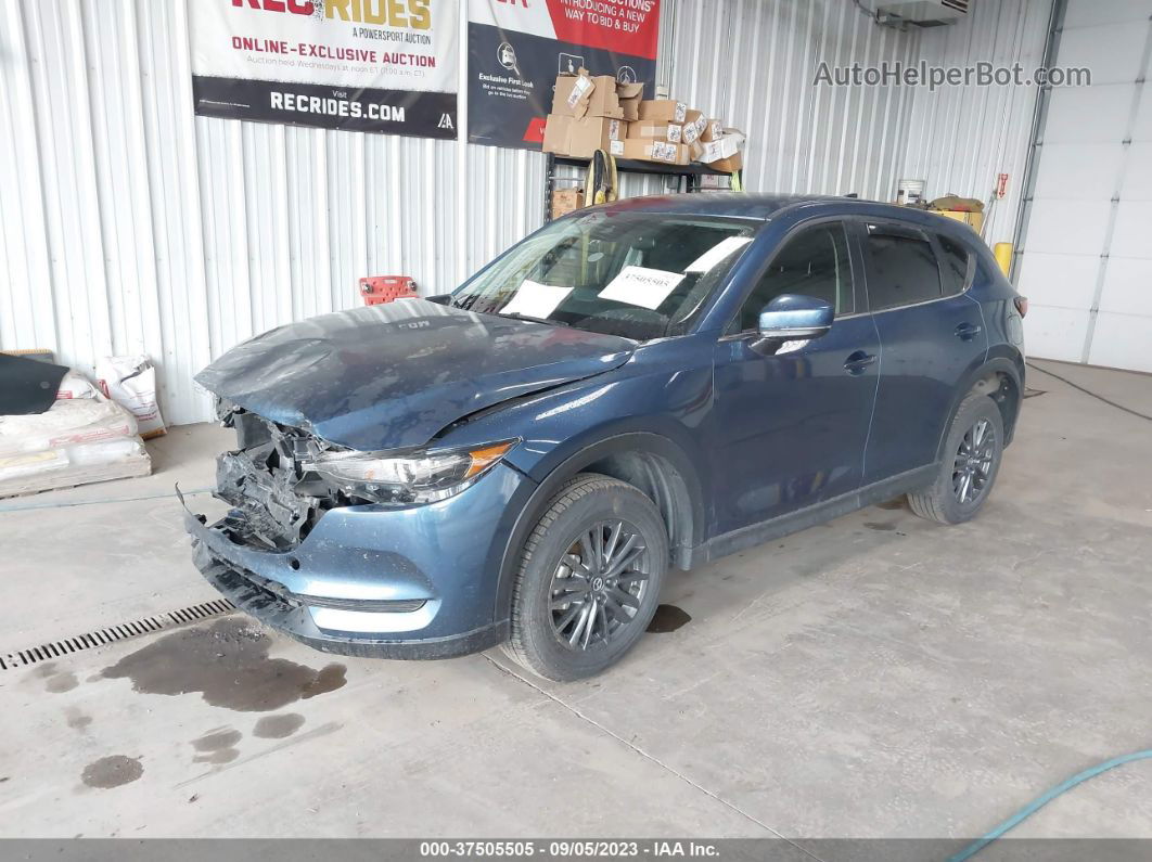 2021 Mazda Cx-5 Sport Blue vin: JM3KFBBM9M0400140