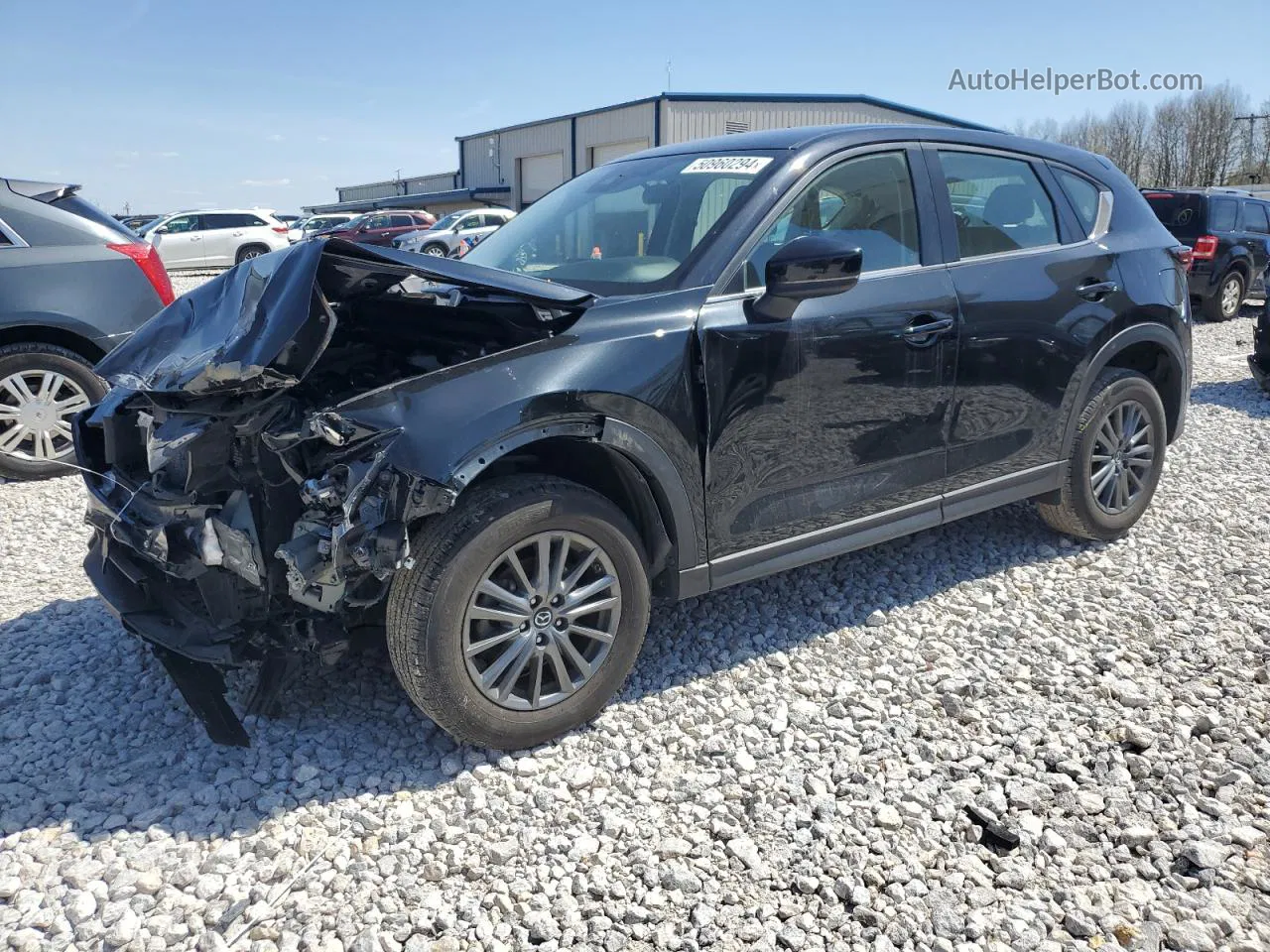 2019 Mazda Cx-5 Sport Black vin: JM3KFBBMXK1568733