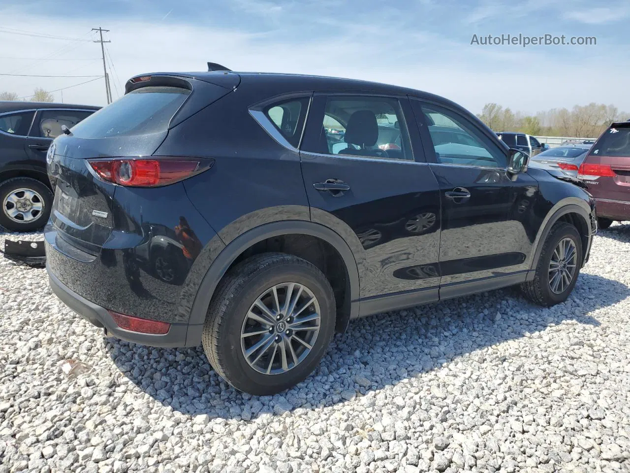 2019 Mazda Cx-5 Sport Black vin: JM3KFBBMXK1568733