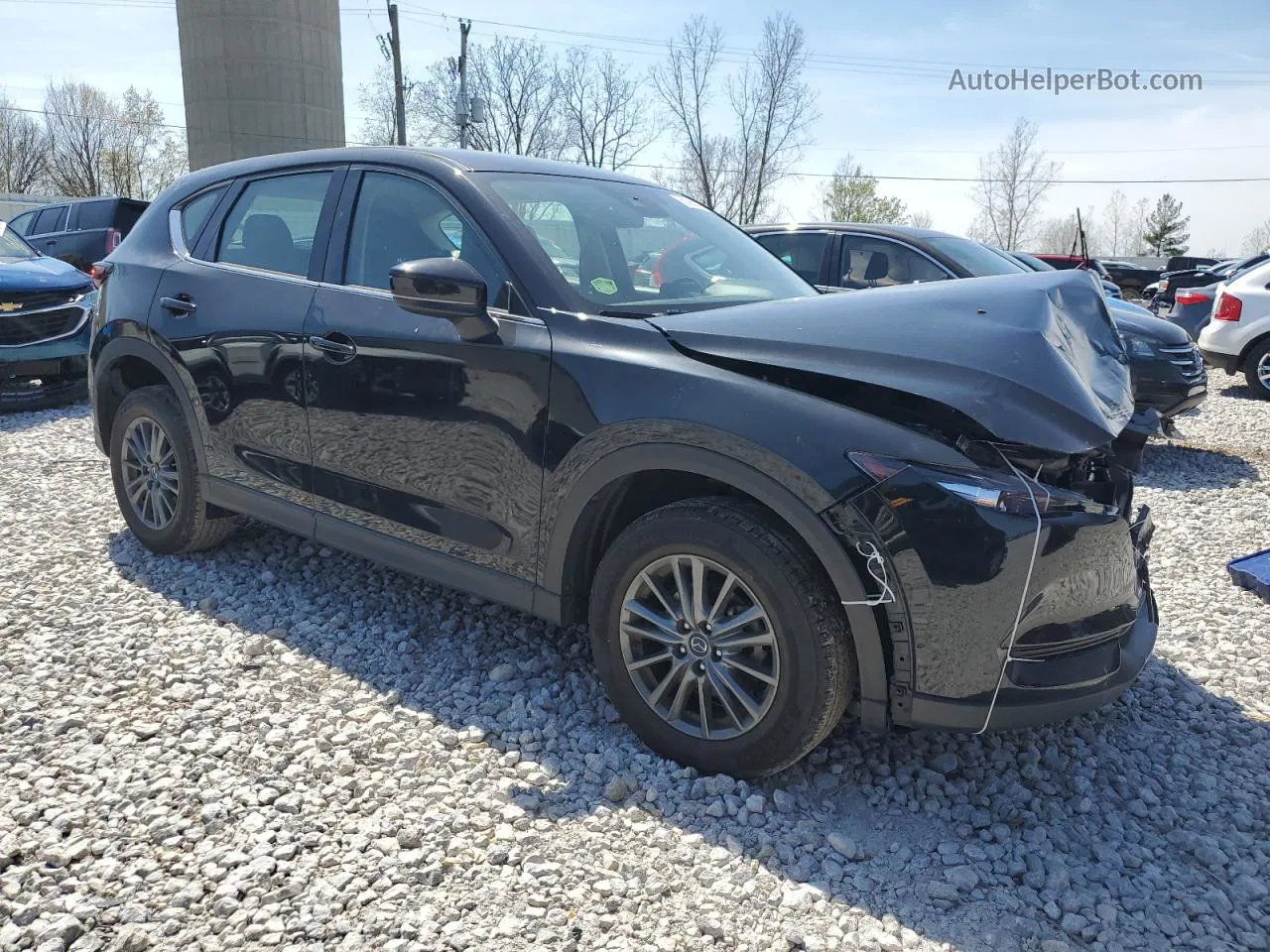 2019 Mazda Cx-5 Sport Black vin: JM3KFBBMXK1568733