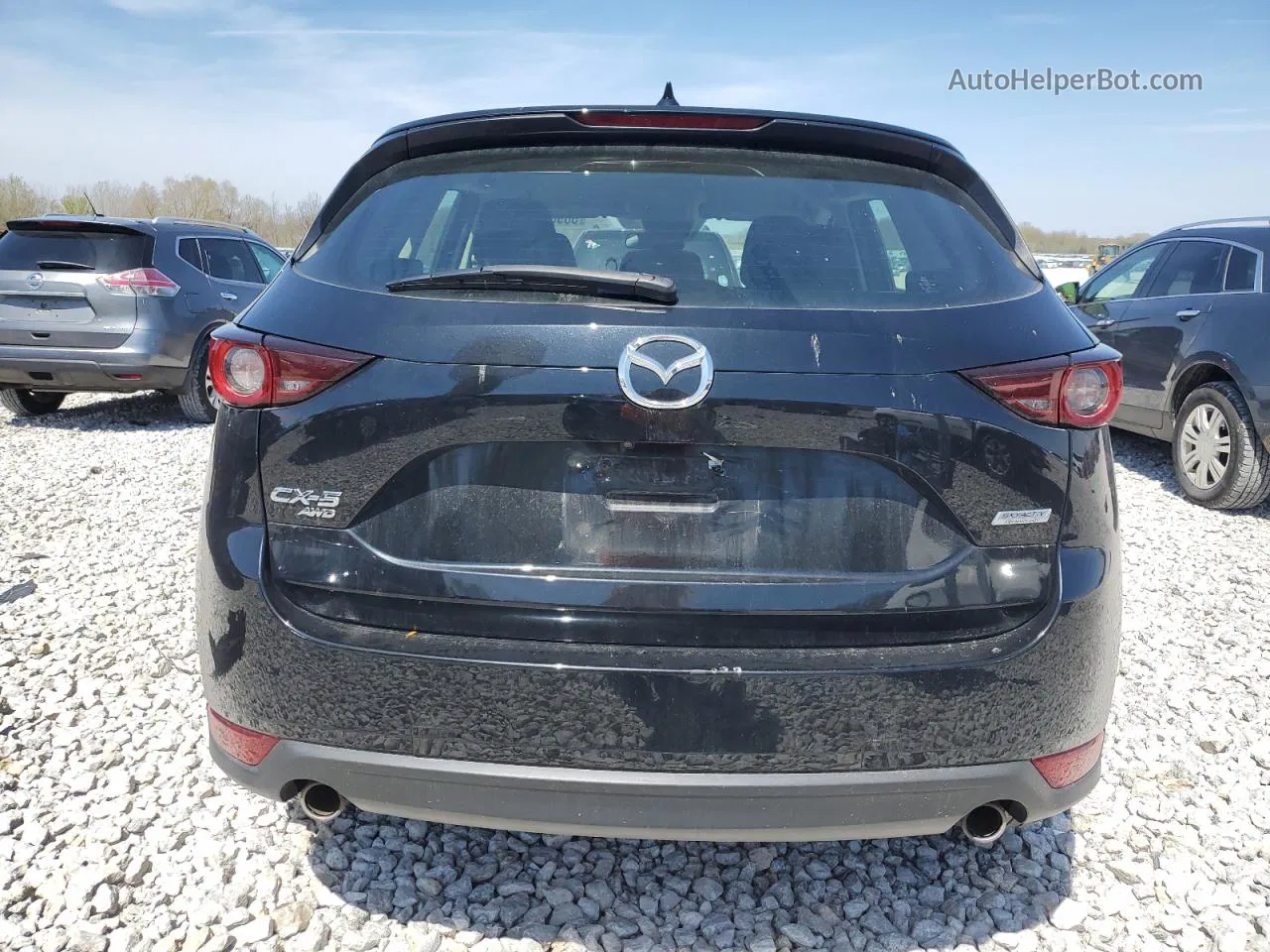 2019 Mazda Cx-5 Sport Black vin: JM3KFBBMXK1568733